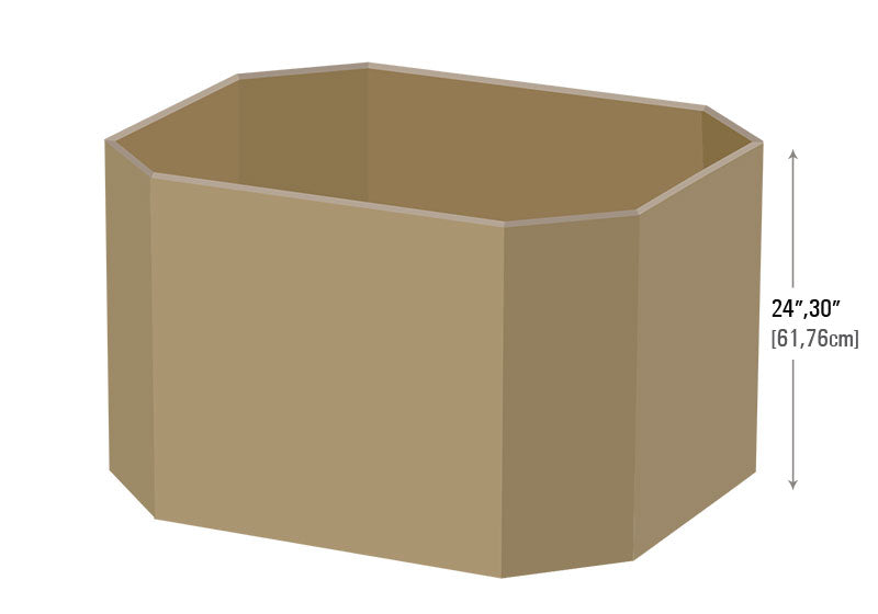 Cardboard Bin Sleeve [BL-Cardboard]