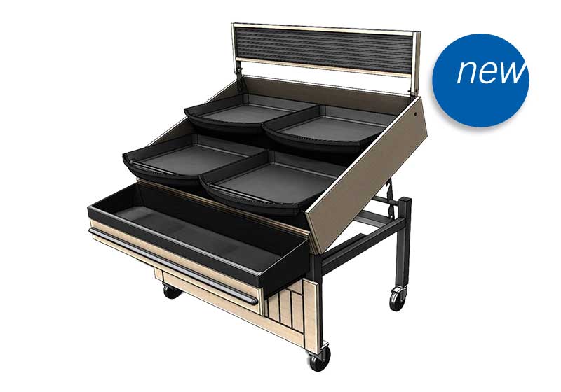 Slotted Wood Euro Table [EU23-48A-VA]