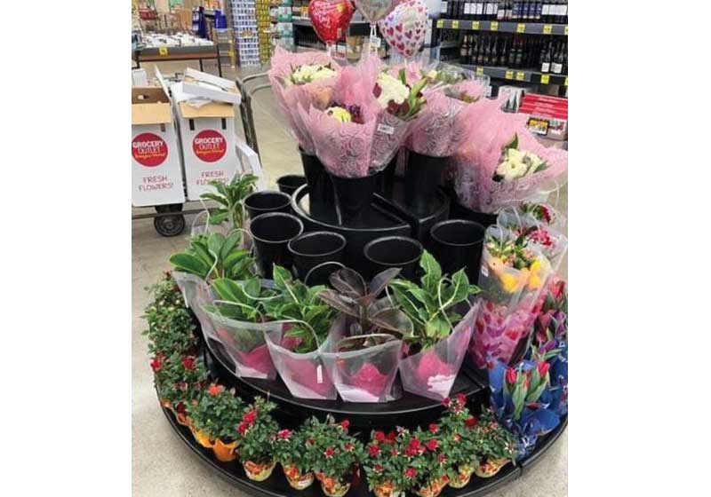 Round Floral Merchandiser [FD112H]