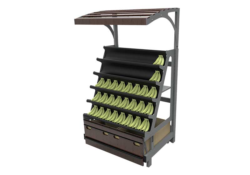 Steel Framed High Profile Banana Display [BNT103]