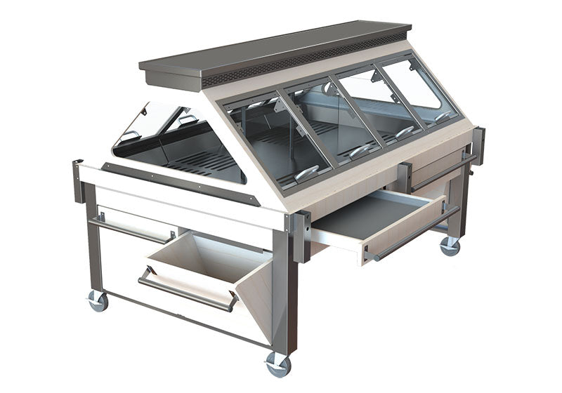 Hot Bread Display [Bolillo 88x52x52]