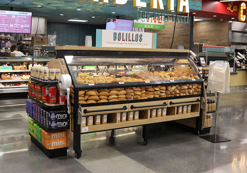 Hot Bread Display [Bolillo 6']
