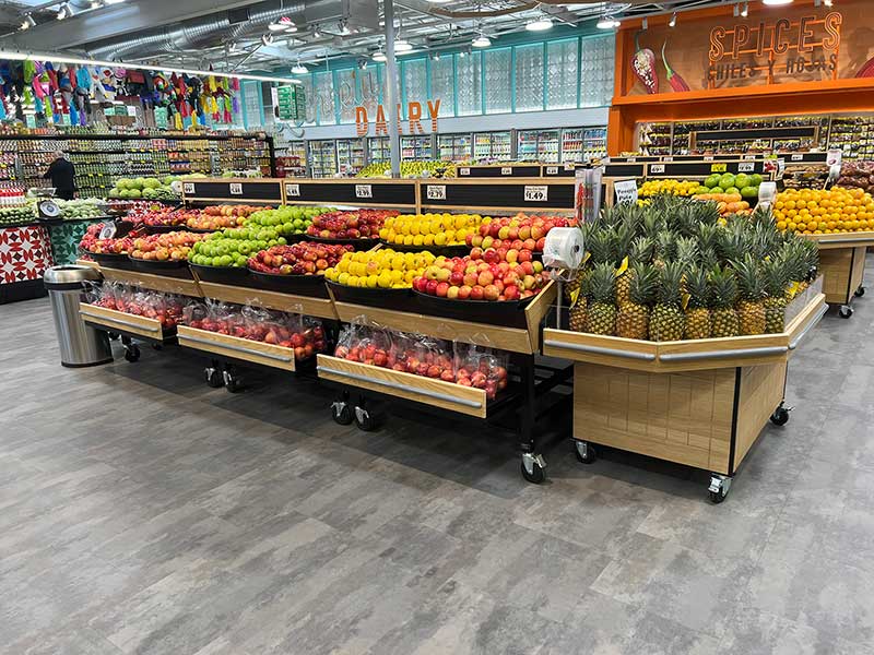 Euro Table with Endcaps [EU23-48A-VT | EU100E-36-VT]