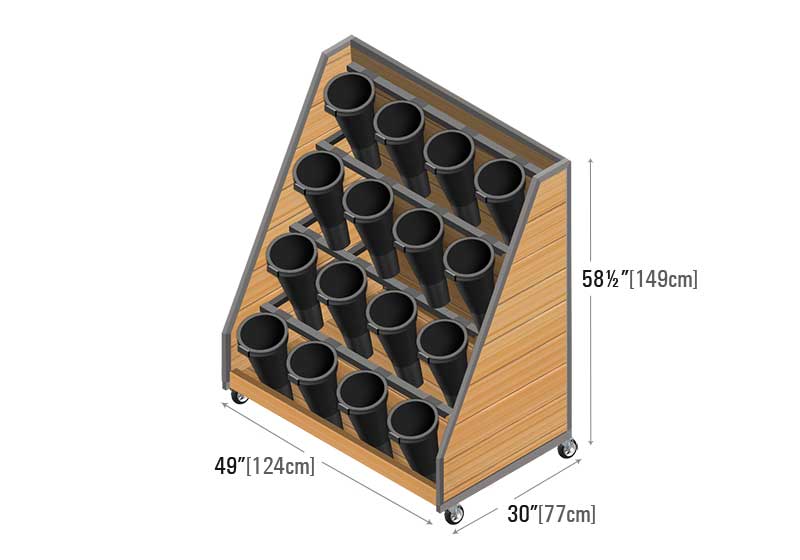Flower Bucket Display [MF0120]