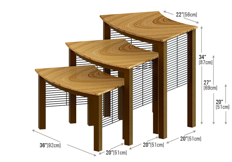 Balloon/Floral Nesting Tables [MFT-Floral-Balloon]