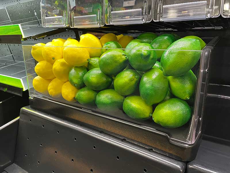 Clear Front Shelf Organizer with Round Corners [PR64-2424-Flat]