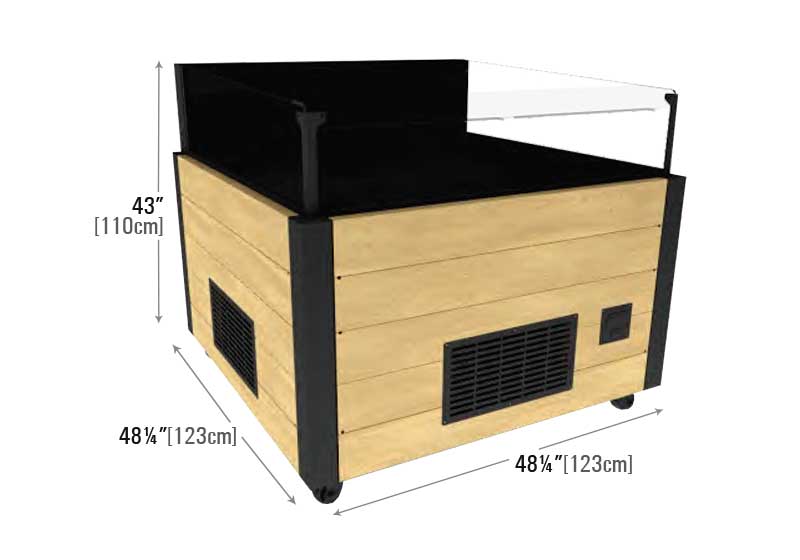 Refrigerated Merchandiser - 6.9 cu ft [RM-4x4]