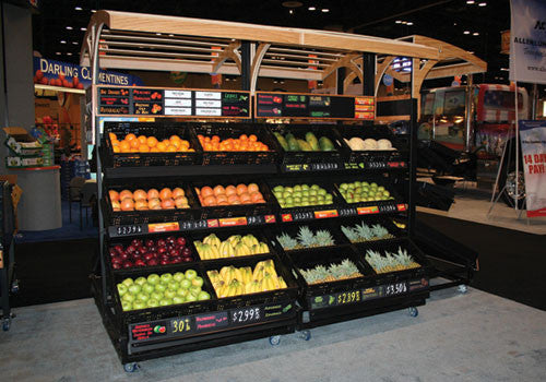 3 Shelf Farm Stand Display Single Sided [3SPD-48]