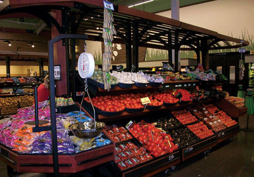 3 Shelf Farm Stand Display Double Sided [3SPD-48-2]