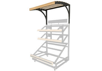 3 Shelf Farm Stand Display Single Sided [3SPD-48]