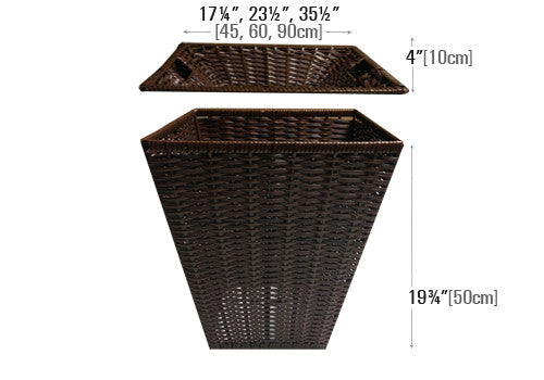Square Baskets with Stackable Block [BKT-SQ]