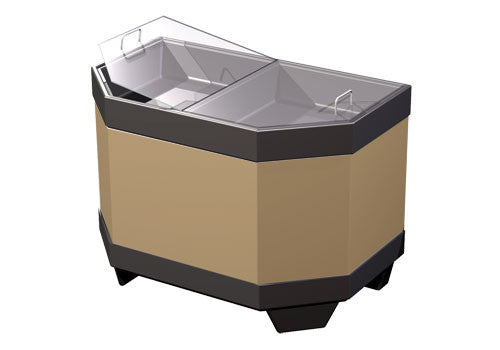 Two Compartment Half Bin [BL302]