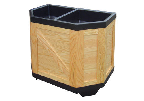 Wooden Half Bin [BL302-W]