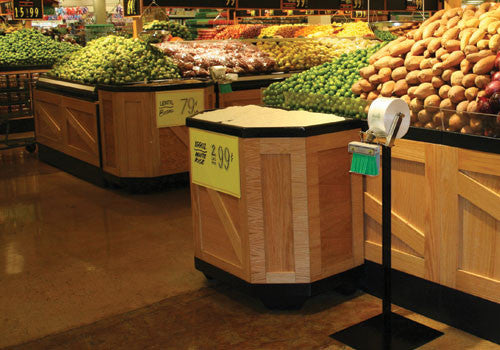 Wooden Half Bin [BL302-W]