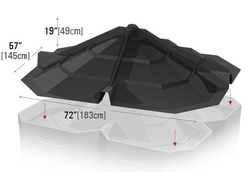 Four Bin Pyramid Riser [BLP4]