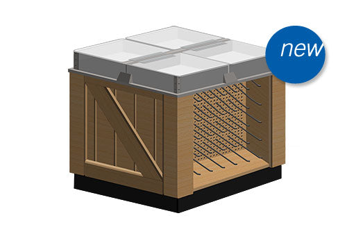 4 Compartment Square Bulk Foods Bin [LY-SPICE BIN]