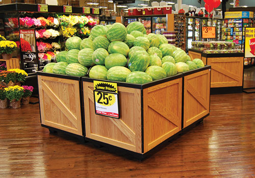 Square Orchard Wood Bin [BLS36WOOD]