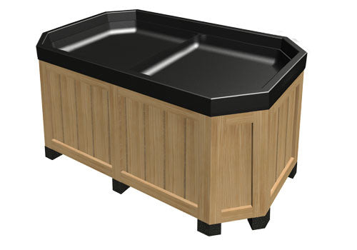 6' Wooden Bin [BLW100-72]