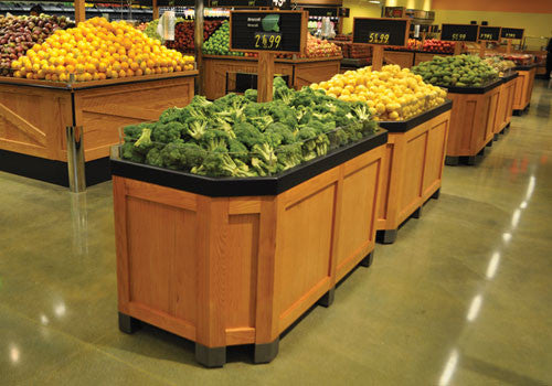 6' Wooden Bin [BLW100-72]