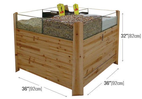 Four Compartments Bulk Display [BM100P]