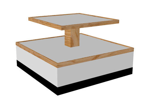 2 Step Bakery Table [BR230W]