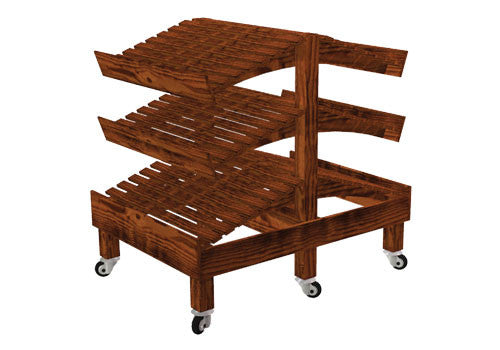 Two Sided 3 Shelf Bakery Display [BR400]