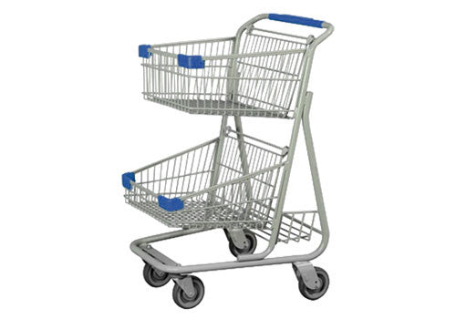 Double Basket Shopping Cart [CED 2E02-E]