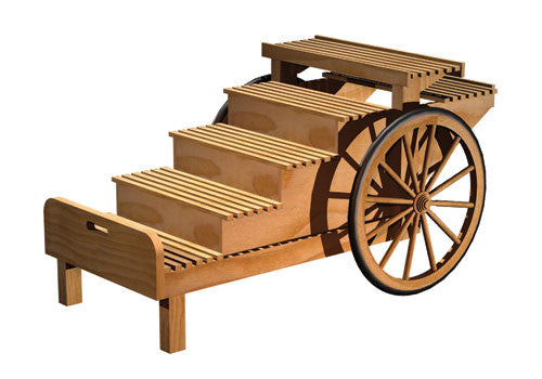 Narrow Six Step Display Cart [DC102]