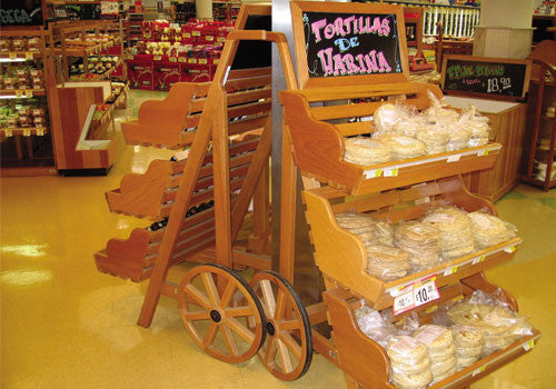 Upright 4-Tier Pushcart [DC108]