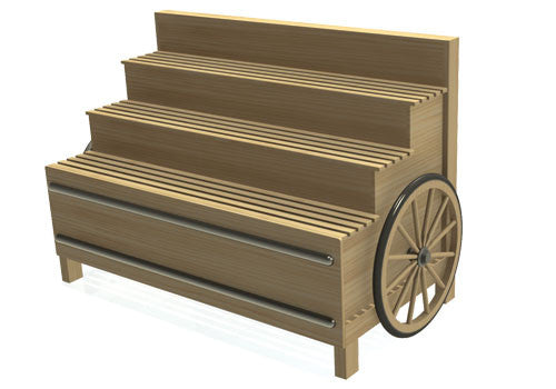Three Step Compact Display Cart [DC113]