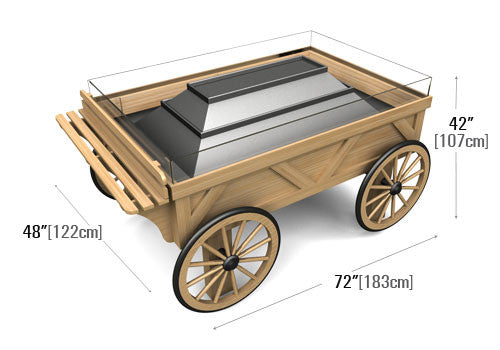 High Profile Riser Display Cart [DC400]