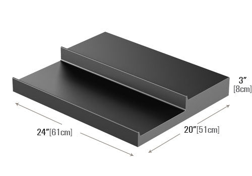 Small Two Step Deli Riser with Lip [DR61 | DR61R]