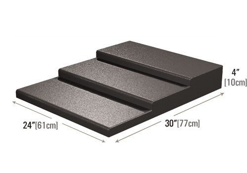 Three Step Deli Riser with Lip [DR63R]