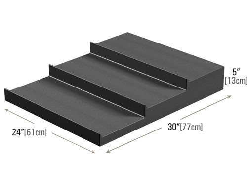 Three Step Deli Riser with Lip [DR63]