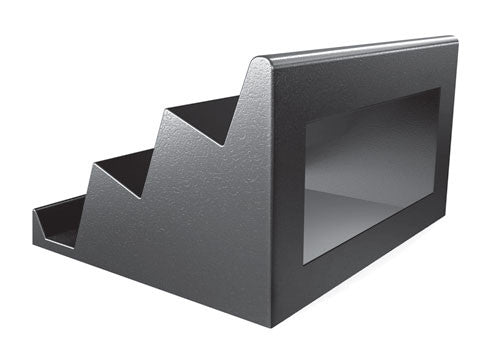 3 Stepped Back Cutout Deli Riser for Storage [DR78]