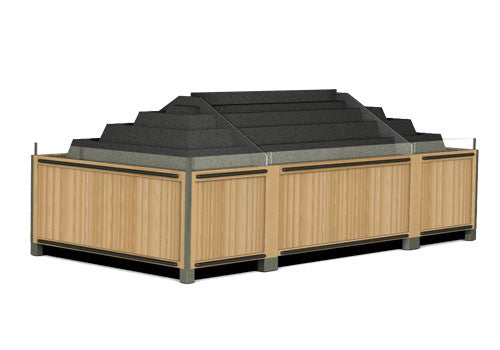 Modular Wooden Produce Table [DT2010C]