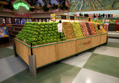 Modular Wooden Produce Table [DT2010C]