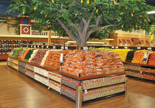 7' Steel Frame Wood Table [DT2011]