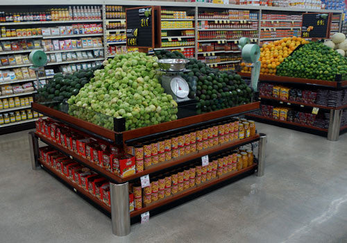 6'×6' Steel Frame Wood Table [DT2011-E]