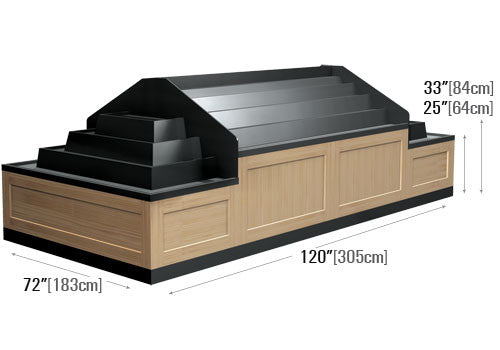 Modular Dry Table with Low End Caps [DT400-LE]