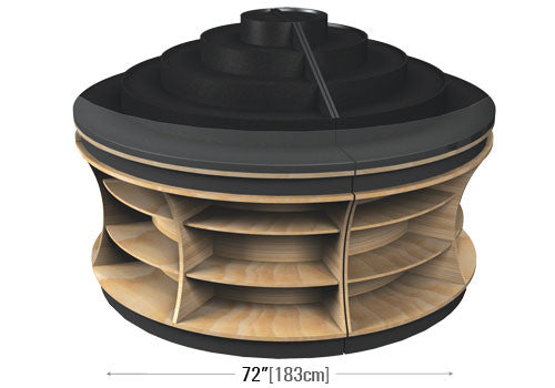 Alco Designs produce banana tables 	banana display rack