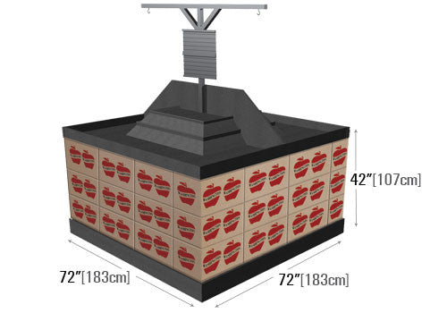 Apple Box Cube Table [DTBX-66]