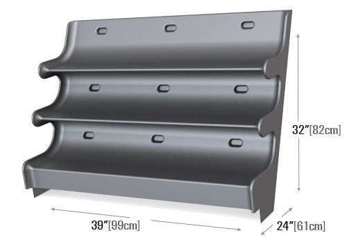 Three Shelves Dry Table Riser Add On [DTR70P]
