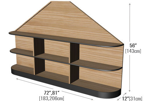 Rounded Gourmet Style Euro End Cap [EUECR]