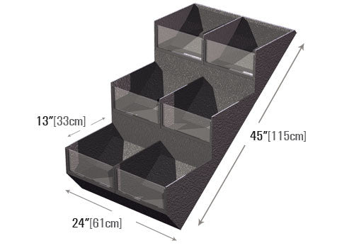 Six Compartment Euro Tray [EUT6565]