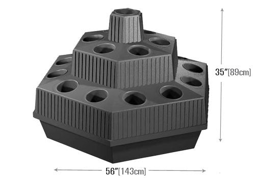 Six Sided Fresh Cut Display [FD102]