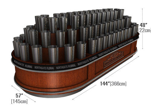 Floral Round Dry Table [FDNT12]