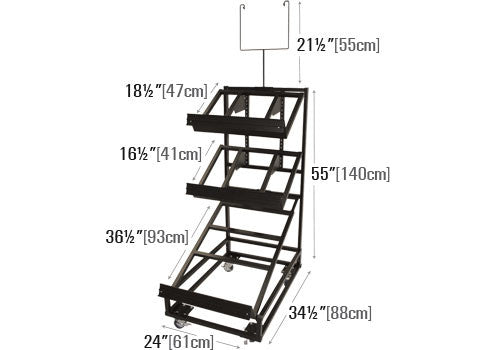 Three Shelf Mobile Sled [METTBL-001]