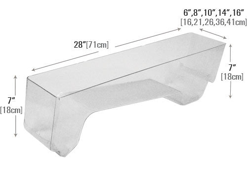 Molded Meat Pan with Deep Back Reservoir [MPD]