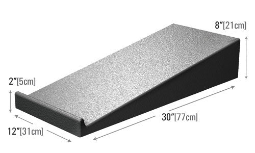 Narrow Low Profile Slant Riser [MR12L]